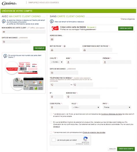 mes courses casino mon compte.
